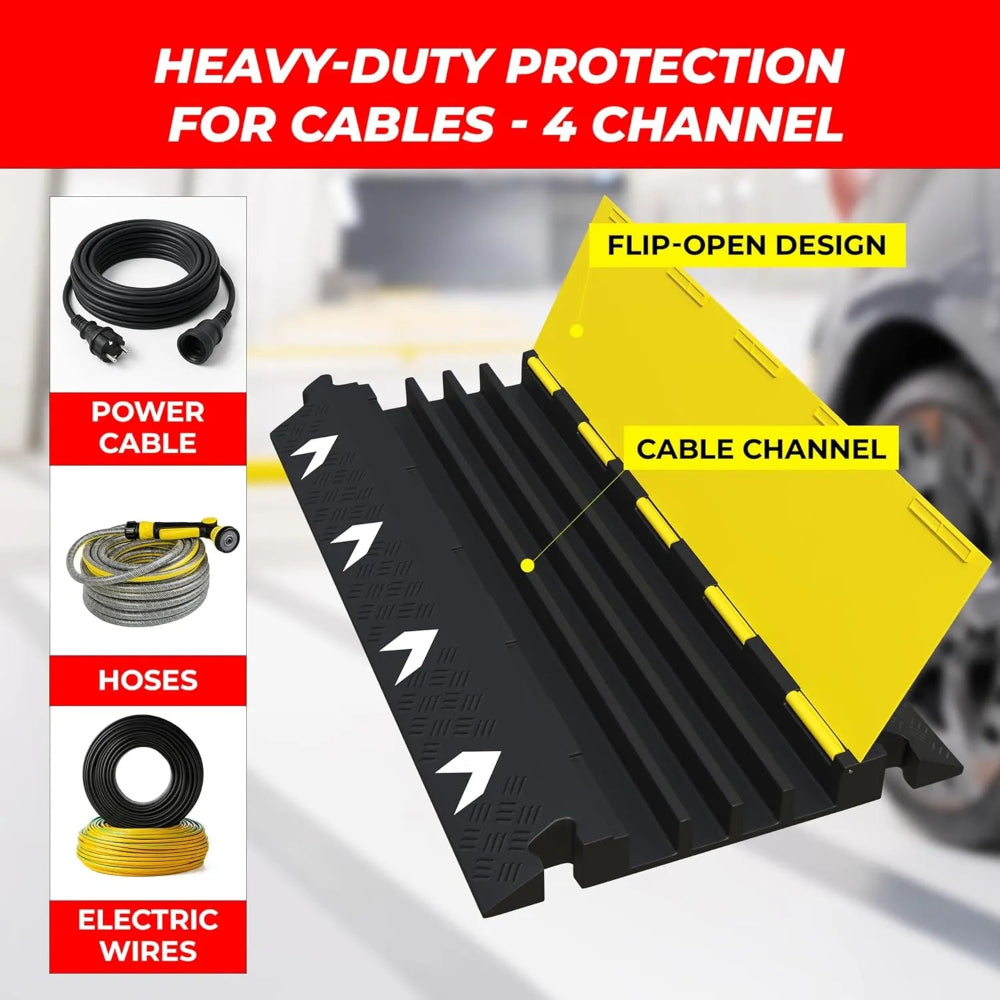 Heavy-duty cable protection system