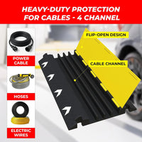 Heavy-duty cable protection system