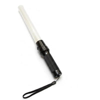 Black and white LED baton on a white background