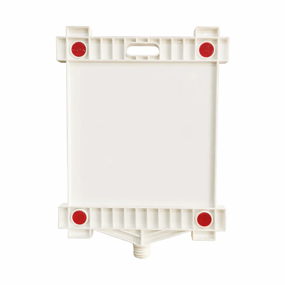 Berry 30x30cm reflective empty sign plate attachment for traffic and safety signage
