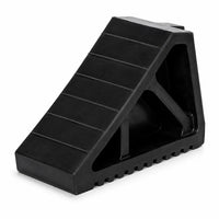 Big 3.1kg rubber wheel chock for cars and trucks with secure parking support