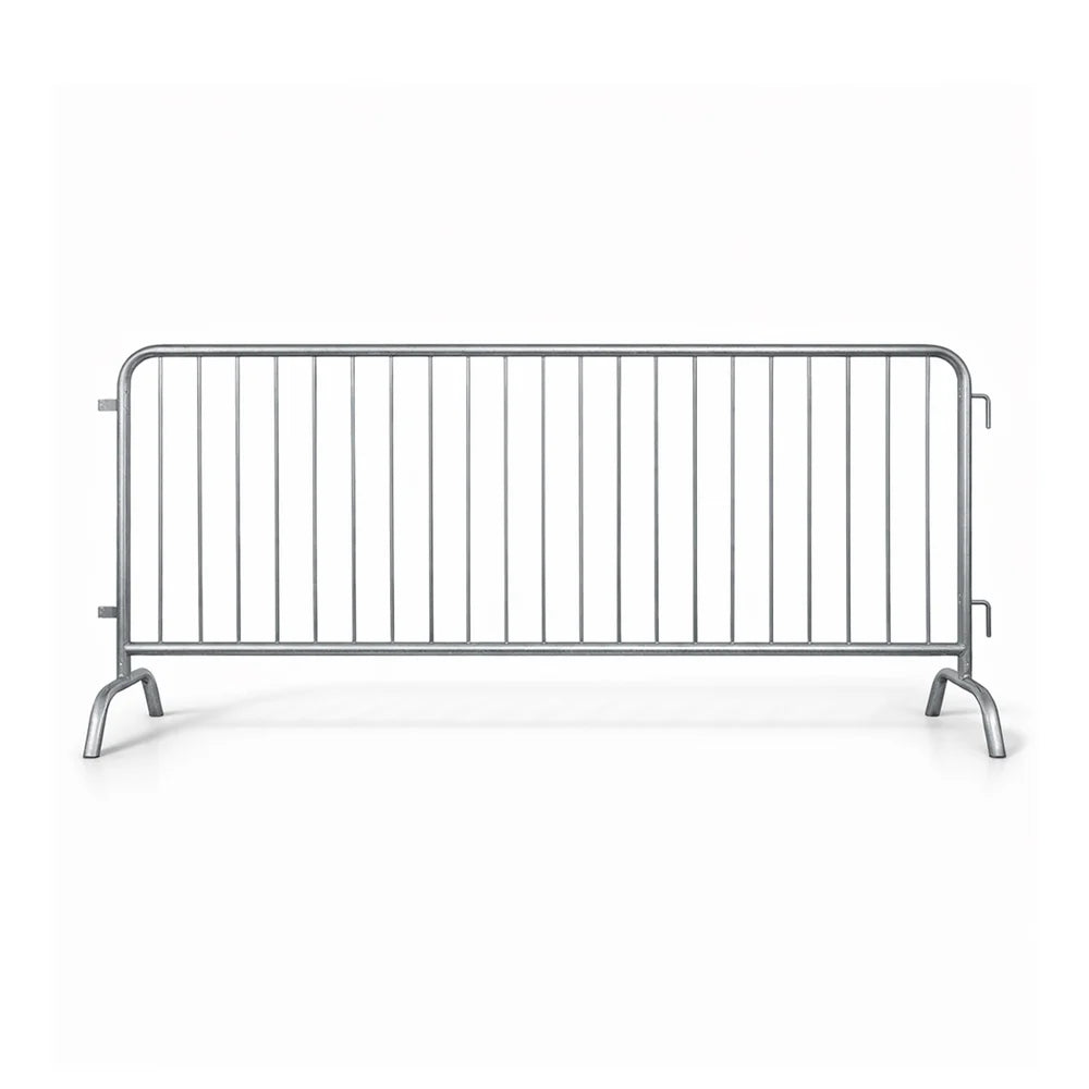 Crowd control barrier galvanized steel for event safety and crowd management