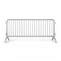 Crowd control barrier galvanized steel for event safety and crowd management
