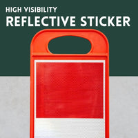 40 inch red foldable panel delineator Berry for road and construction safety