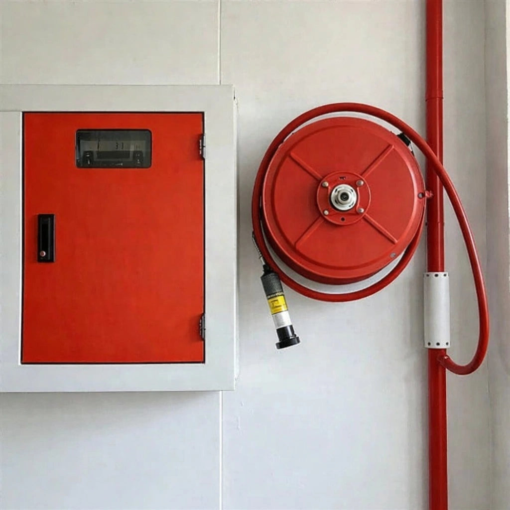 Heat resistant red PVC fire hose Mermaid for firefighting and emergency use