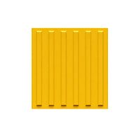 Heavy duty 40x40cm yellow tactile paving for outdoor and indoor use
