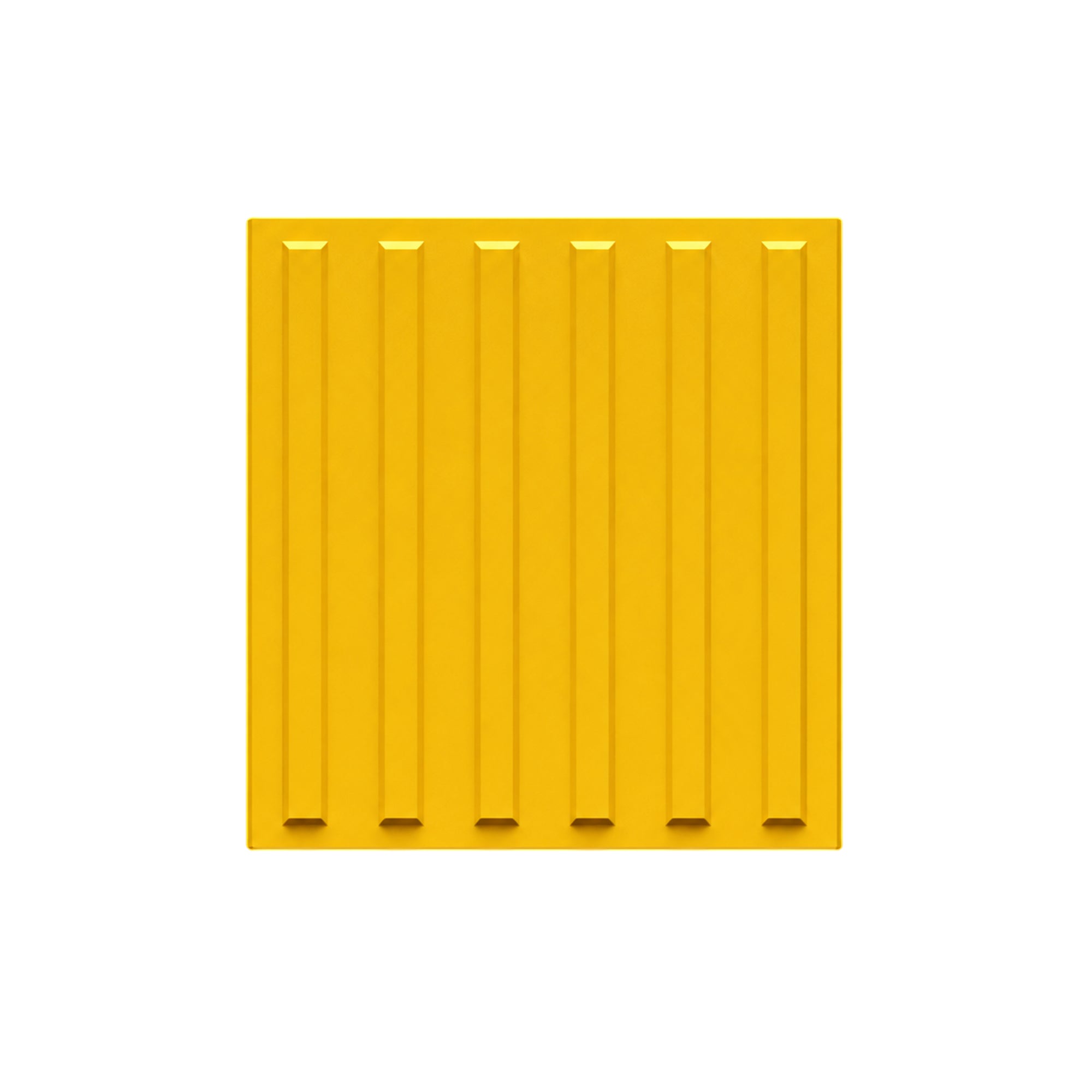 Heavy duty 40x40cm yellow tactile paving for outdoor and indoor use