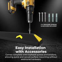 Heavy Duty Wheel Stopper Easy Installations