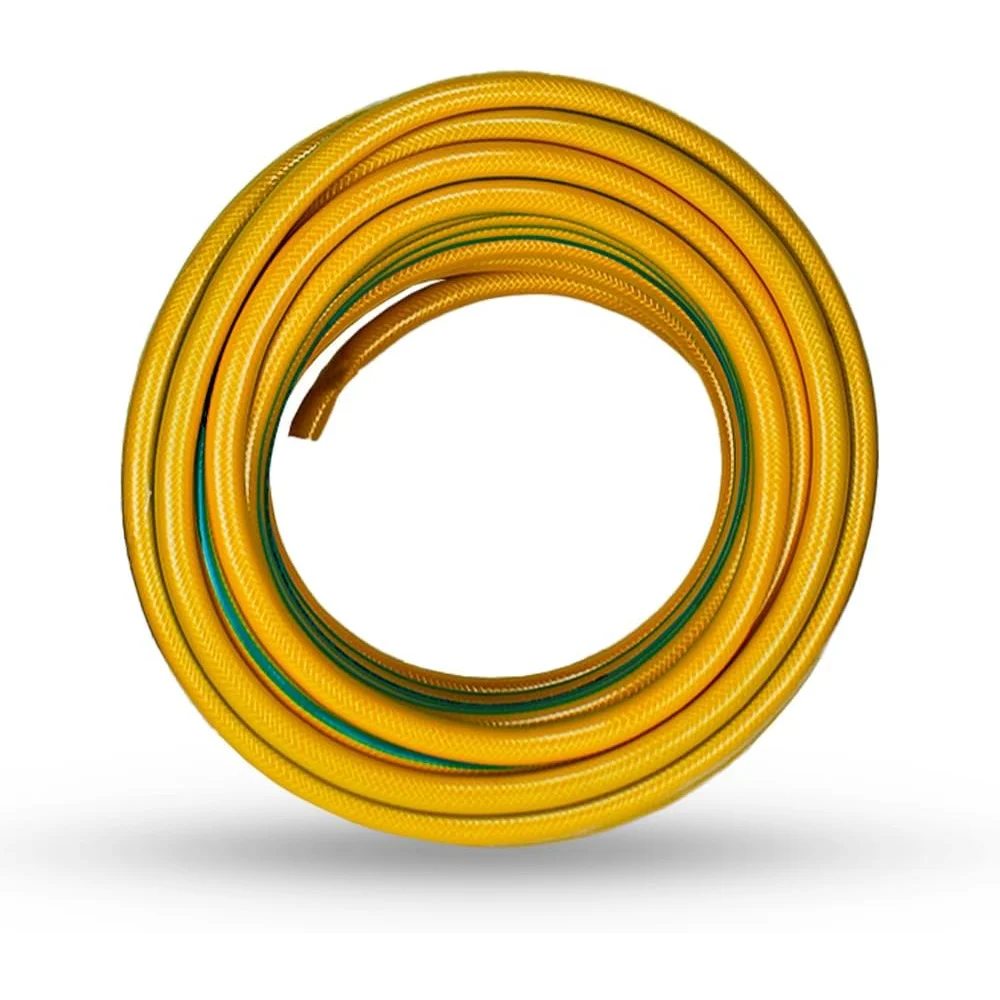 Mermaid 25m reinforced water hose 3/4 inch yellow for garden and cleaning