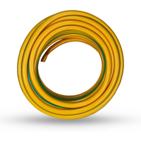 Mermaid 25m reinforced water hose 3/4 inch yellow for garden and cleaning