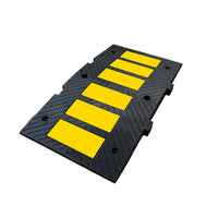 PVC speed ramp 50CM black yellow traffic hump for road safety