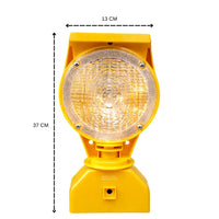 Red blue solar light bracket for warning lights and road safety
