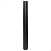 Rubber corner guard with yellow strip 1000mm for wall protection