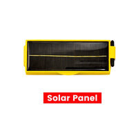 Solar bracket for red blue warning light for outdoor installation