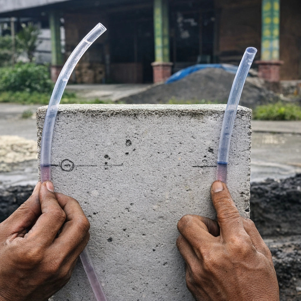 Transparent PVC level hose Berry for construction and masonry work