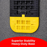 Yellow and black speed ramp-heavy-duty base