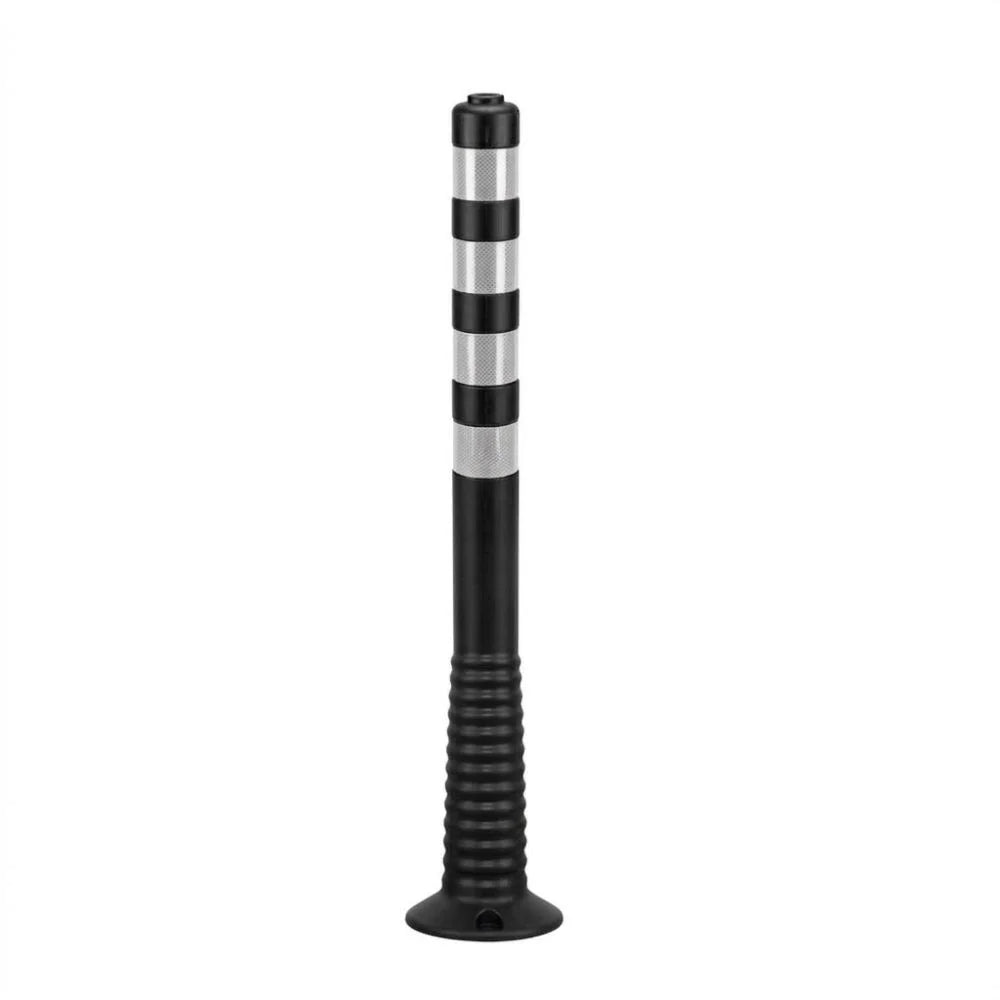 Traffic delineator post flexible reflective for road safety and lane guidance