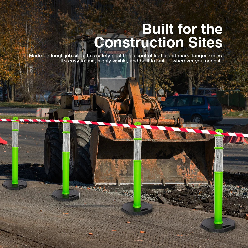 110cm traffic post green