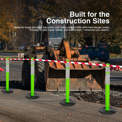 110cm traffic post green