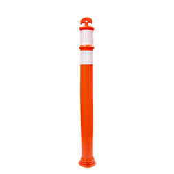 Traffic Safety Reflective Delineator Post Orange 115CM