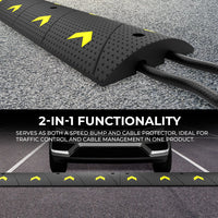 1 Meter Speed Ramp Hight 6 cm - Black