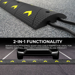 1 Meter Speed Ramp Hight 6 cm - Black