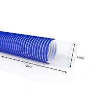 2 inch Berry blue PVC suction hose 25M for pump and water transfer