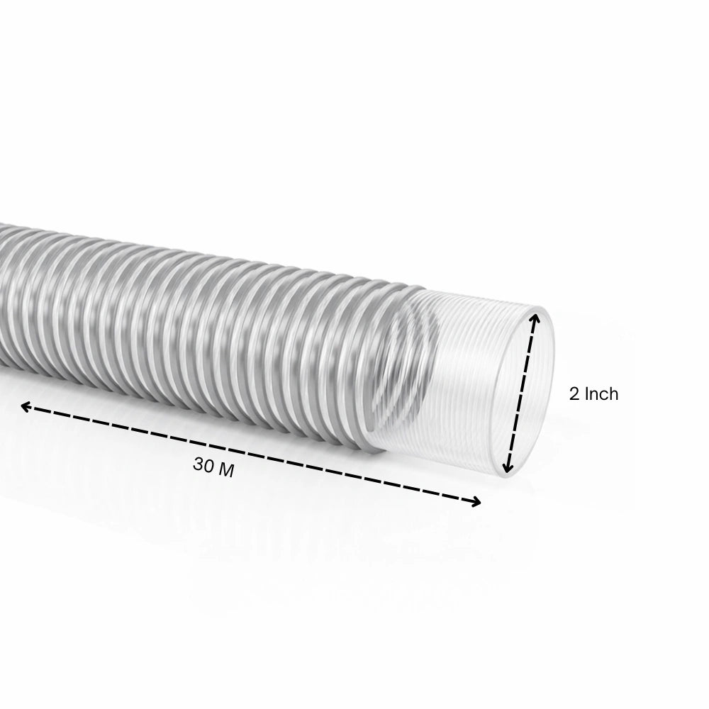 2 inch Berry silver PVC suction hose 30M for pump and water transfer