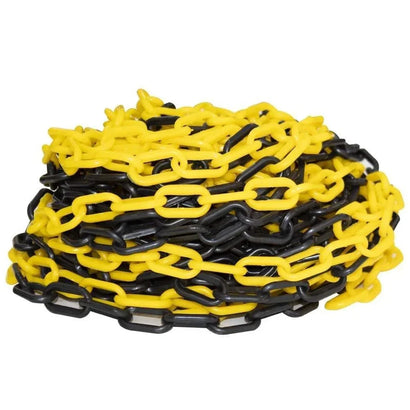 yellow chain link plastic
