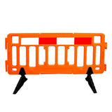 2Meter Safety Barricade - Orange | Crowd Control Traffic Barrier