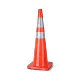 90CM PVC Traffic Cone - Orange