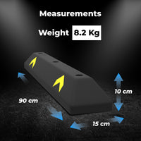 Parking wheel stop measurement
