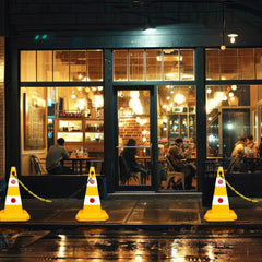 Evelux 62CM Yellow Reflective Traffic Cone