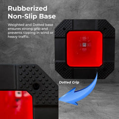 Heavy Duty PVC Reflective Traffic Safety Cone 62CM