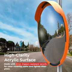 Evelux Safety Convex Mirror - 80CM High Quality