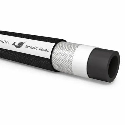 Air Hose 1/2 Inch 50M Black Reinforced PVC Medium Pressure