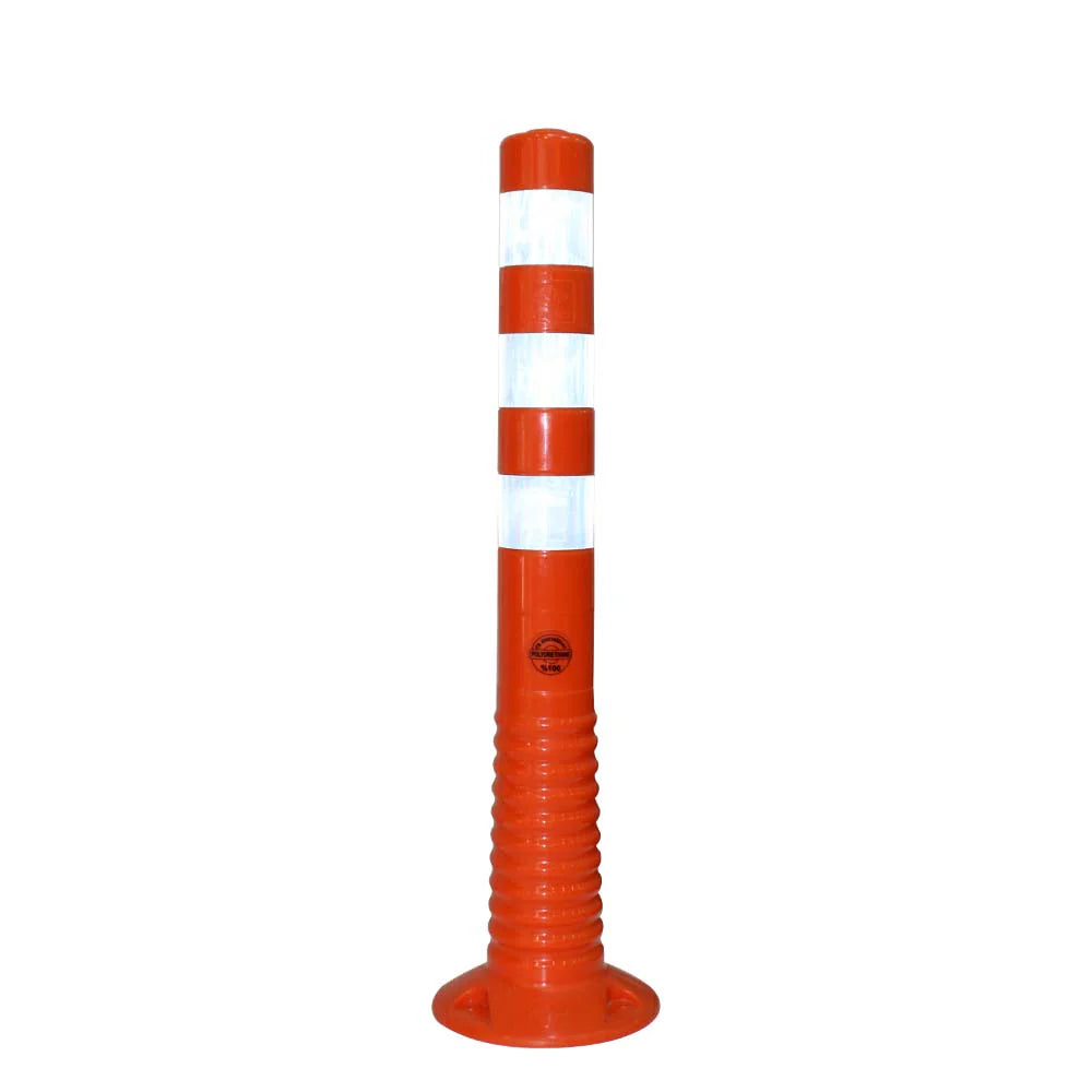Flexible Traffic Delineator Post 75CM Orange