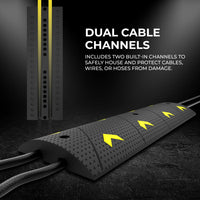 1 Meter Speed Ramp Hight 6 cm - Black