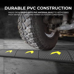 1 Meter Speed Ramp Hight 6 cm - Black