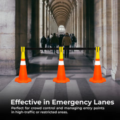 3 Meter Traffic Cone Topper - Yellow/Black