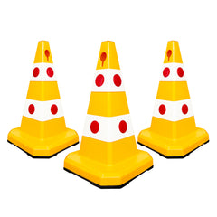 Evelux 62CM Traffic Cone - Yellow