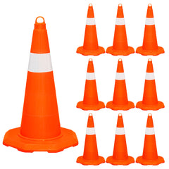 Evelux Unbreakable Traffic Cone 50CM