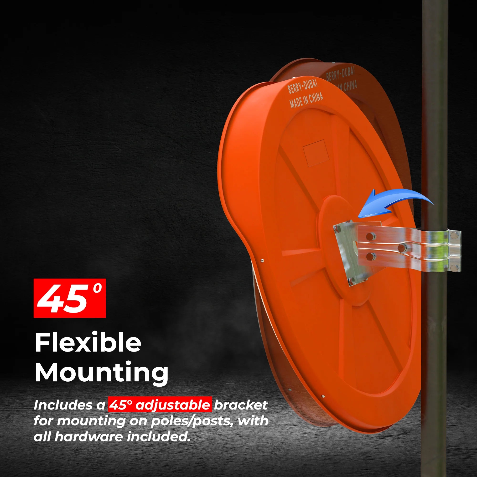 Safety Convex Mirror - 45CM