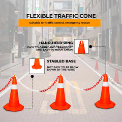 Evelux Unbreakable Traffic Cone 50CM