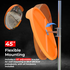 Evelux Safety Convex Mirror - 60CM High Quality