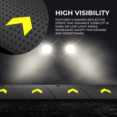 1 Meter Speed Ramp Hight 6 cm - Black