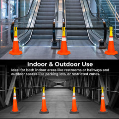 3 Meter Traffic Cone Topper - Yellow/Black