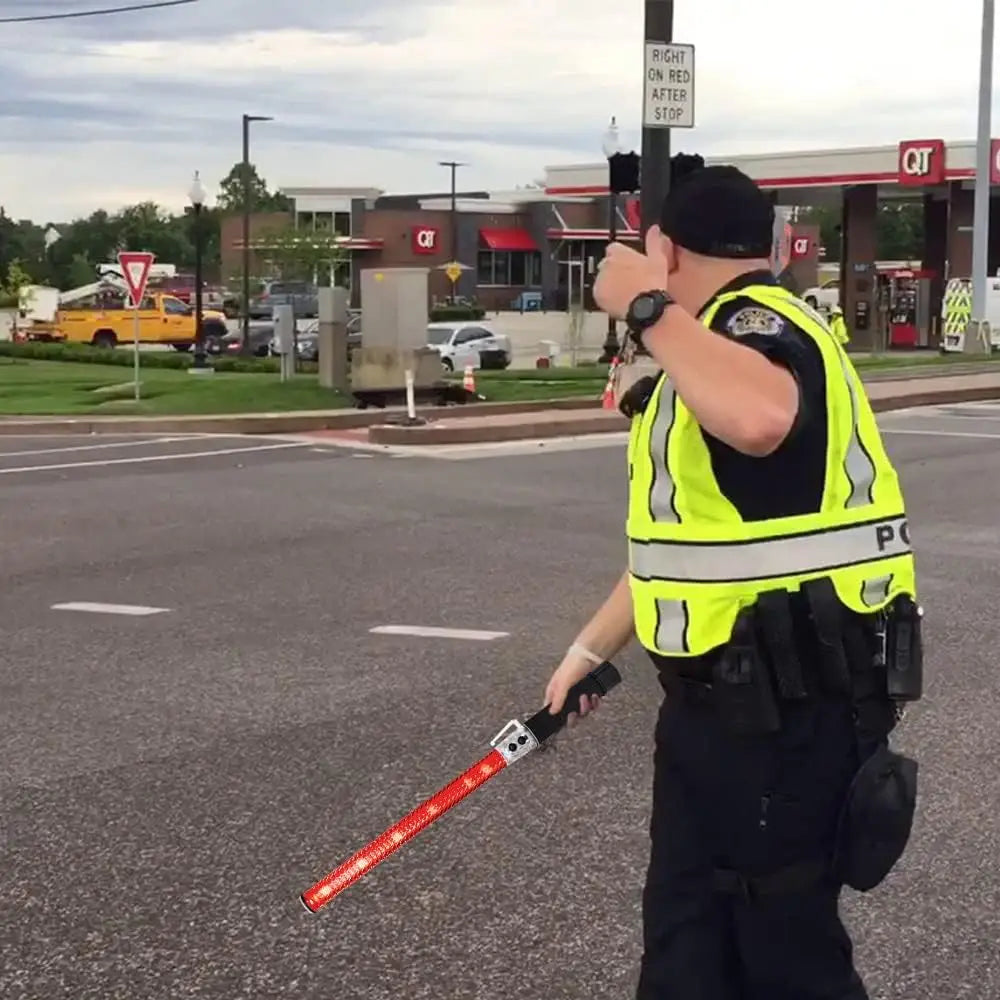 LED Traffic Baton Red