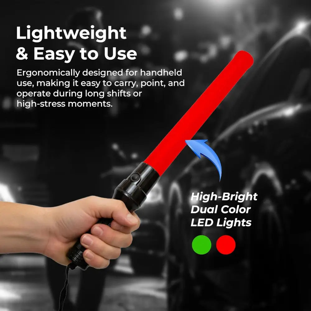 led traffic safety wand baton