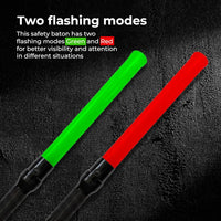 led traffic safety wand baton